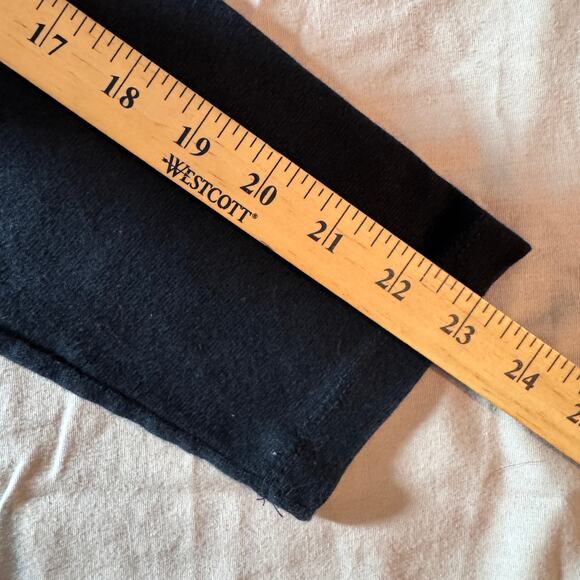 Susan Bristol Sweater Womens XL Black Long Sleeve Top Cotton Blend Layering - Picture 8 of 8